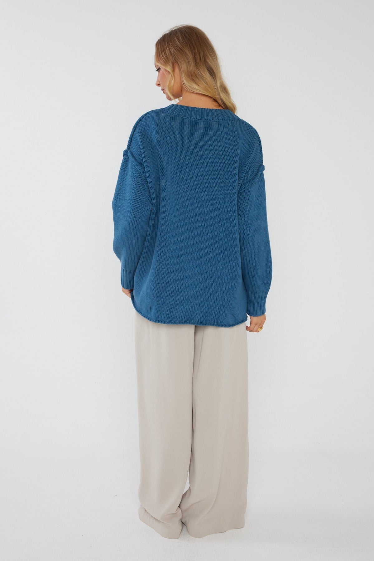 SOLACE Knit Jumper Teal