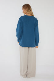 SOLACE Knit Jumper Teal