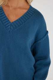 SOLACE Knit Jumper Teal