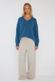 SOLACE Knit Jumper Teal