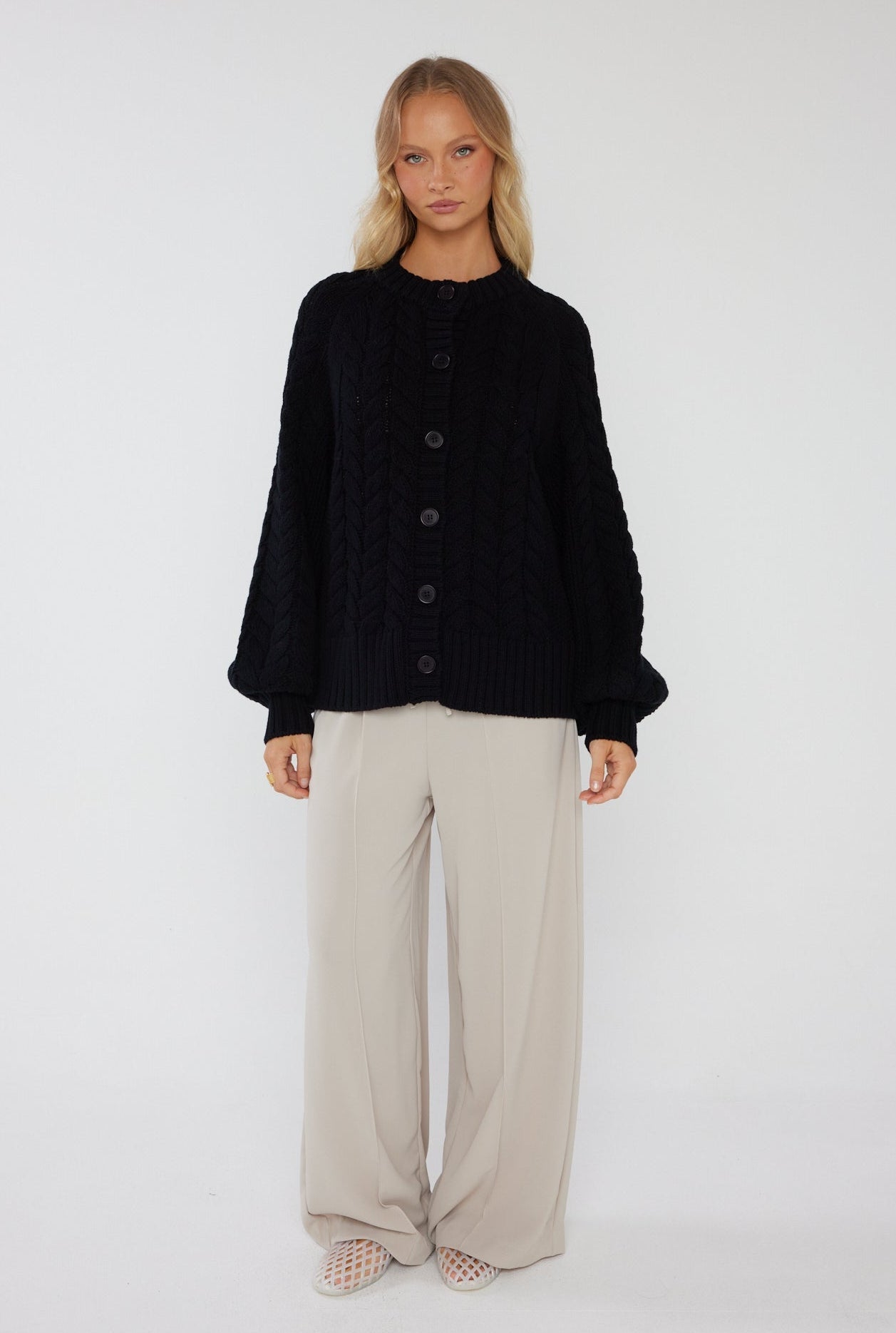 HAVEN Cardigan Black