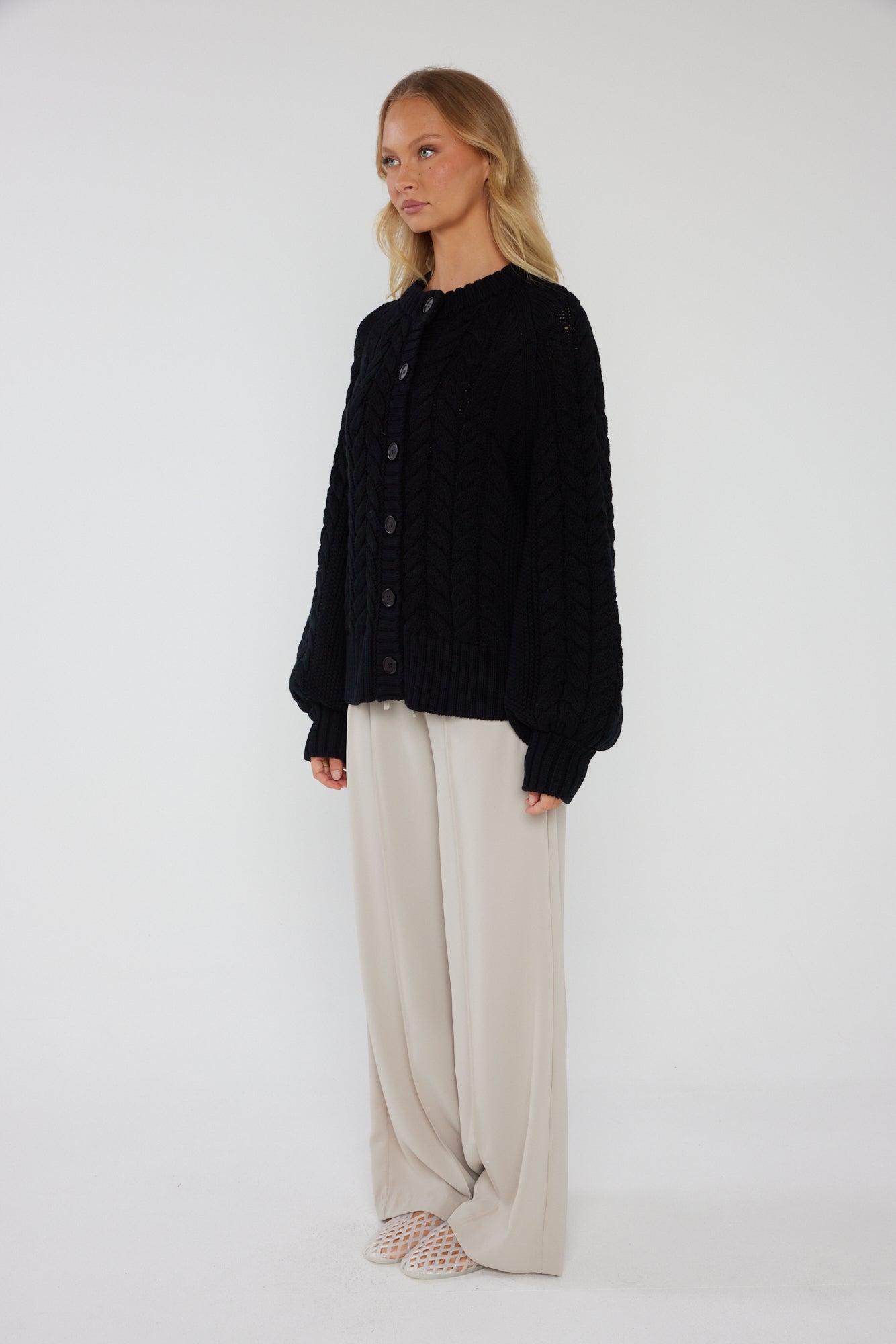 HAVEN Cardigan Black