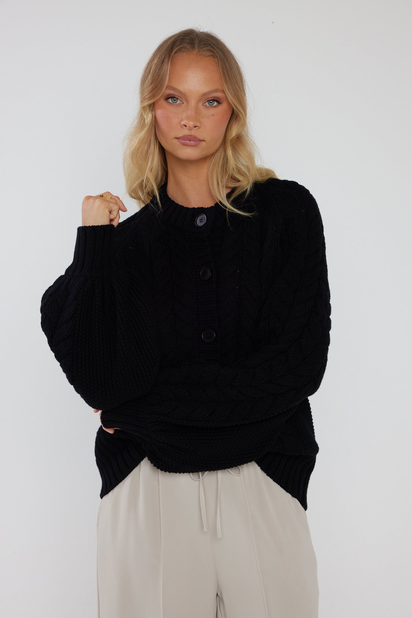 HAVEN Cardigan Black