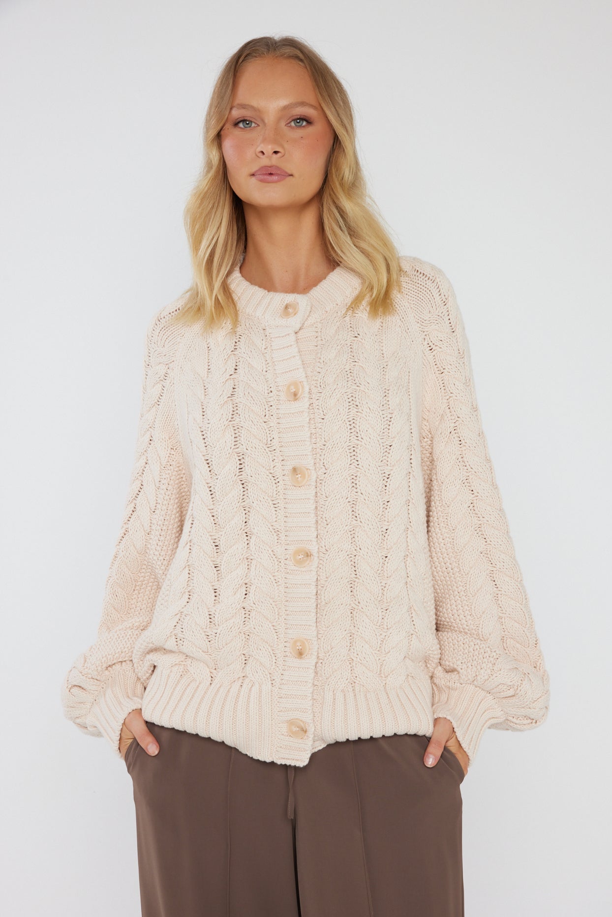 HAVEN Cardigan Beige