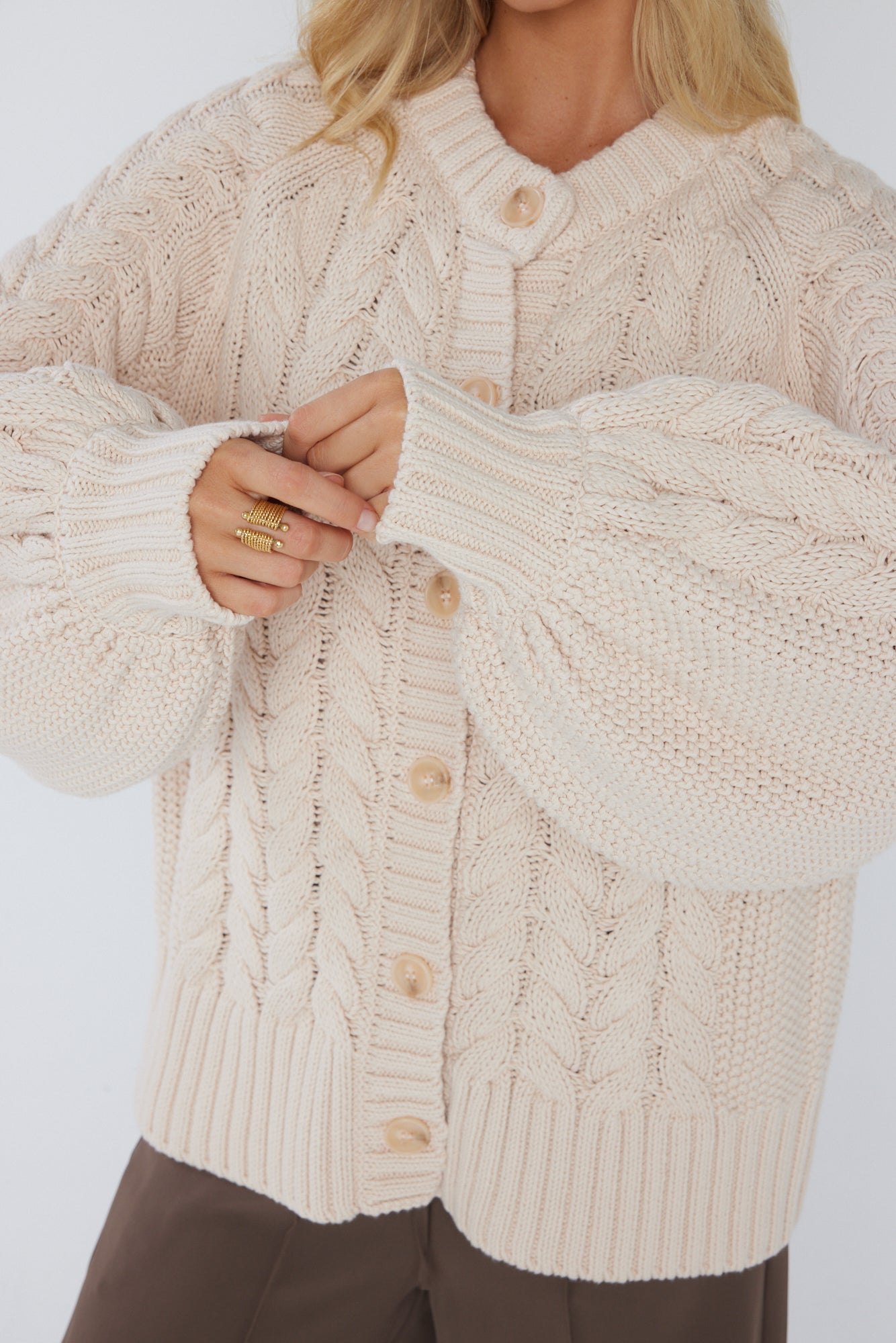 HAVEN Cardigan Beige