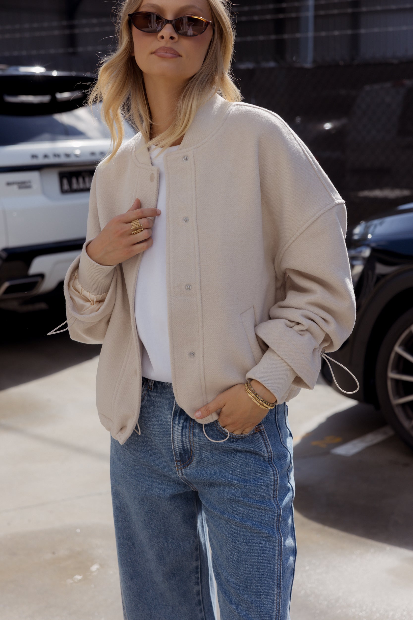 BASIL Jacket Beige