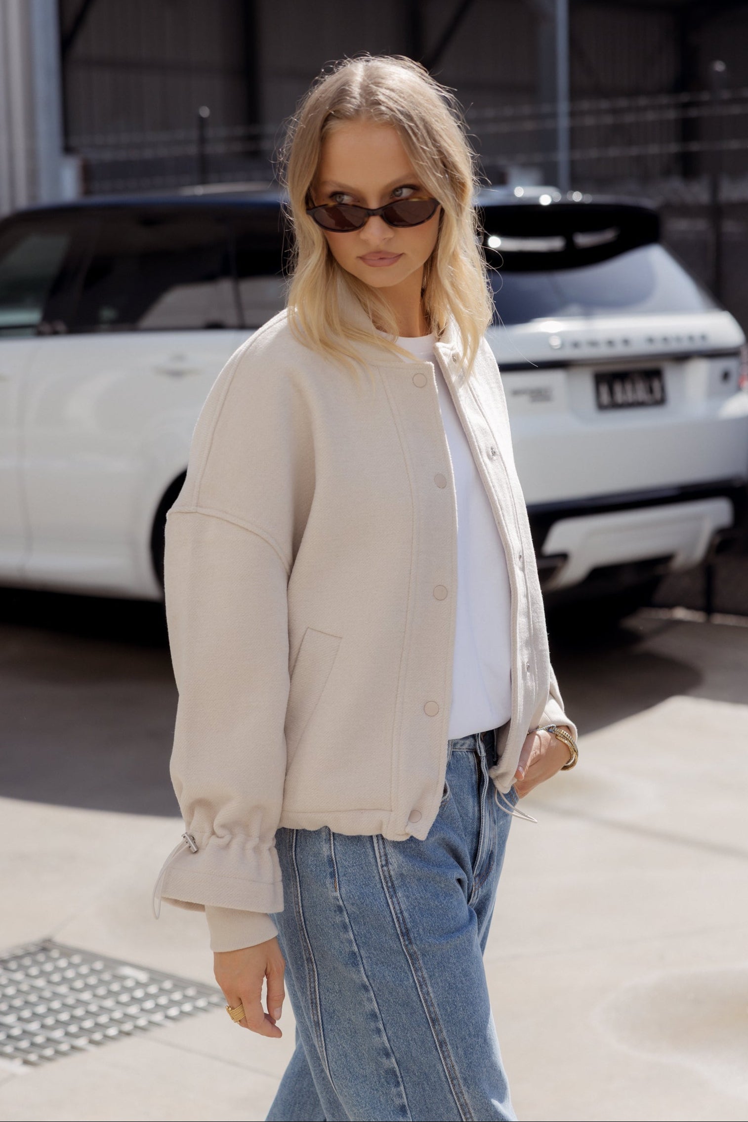 BASIL Jacket Beige