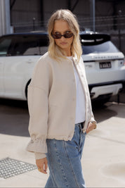 BASIL Jacket Beige