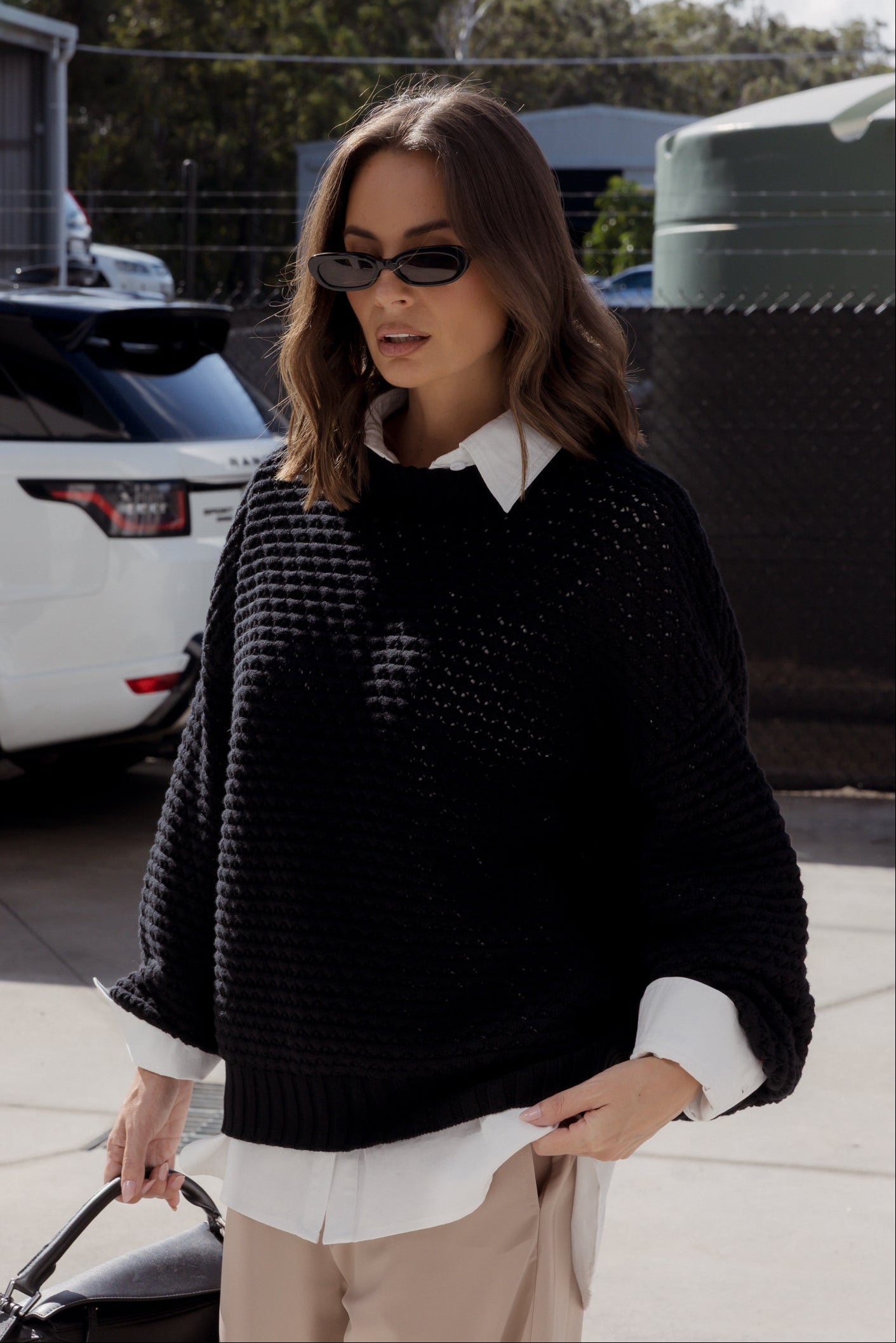 LOAM Knit Jumper Black