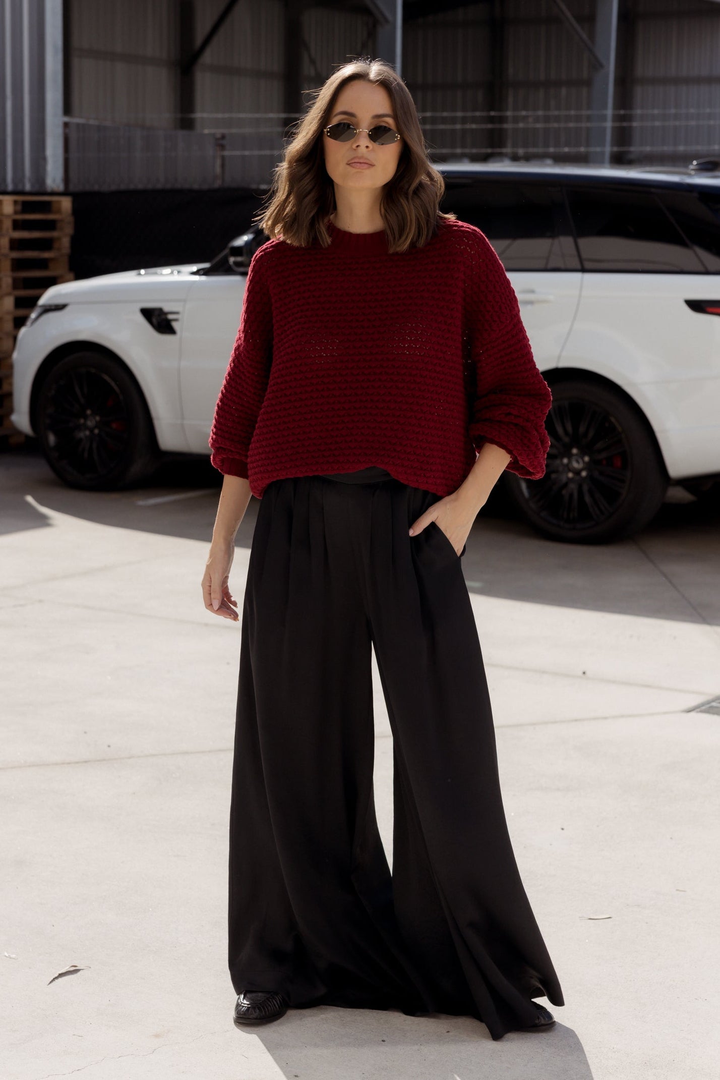 PIZZI Pants Black