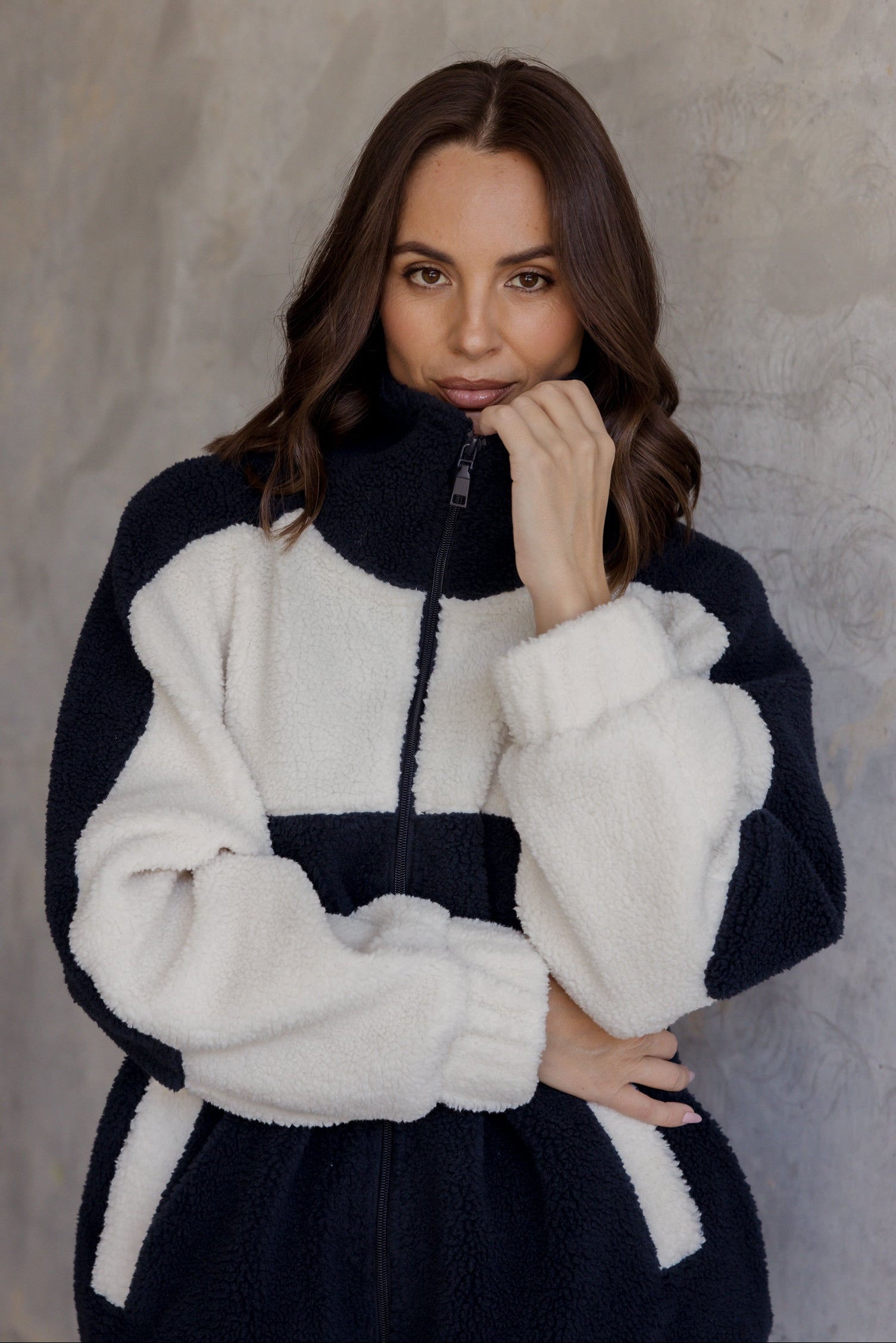 FABIO Jacket Navy/Cream