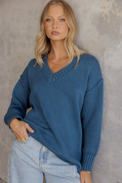 SOLACE Knit Jumper Teal