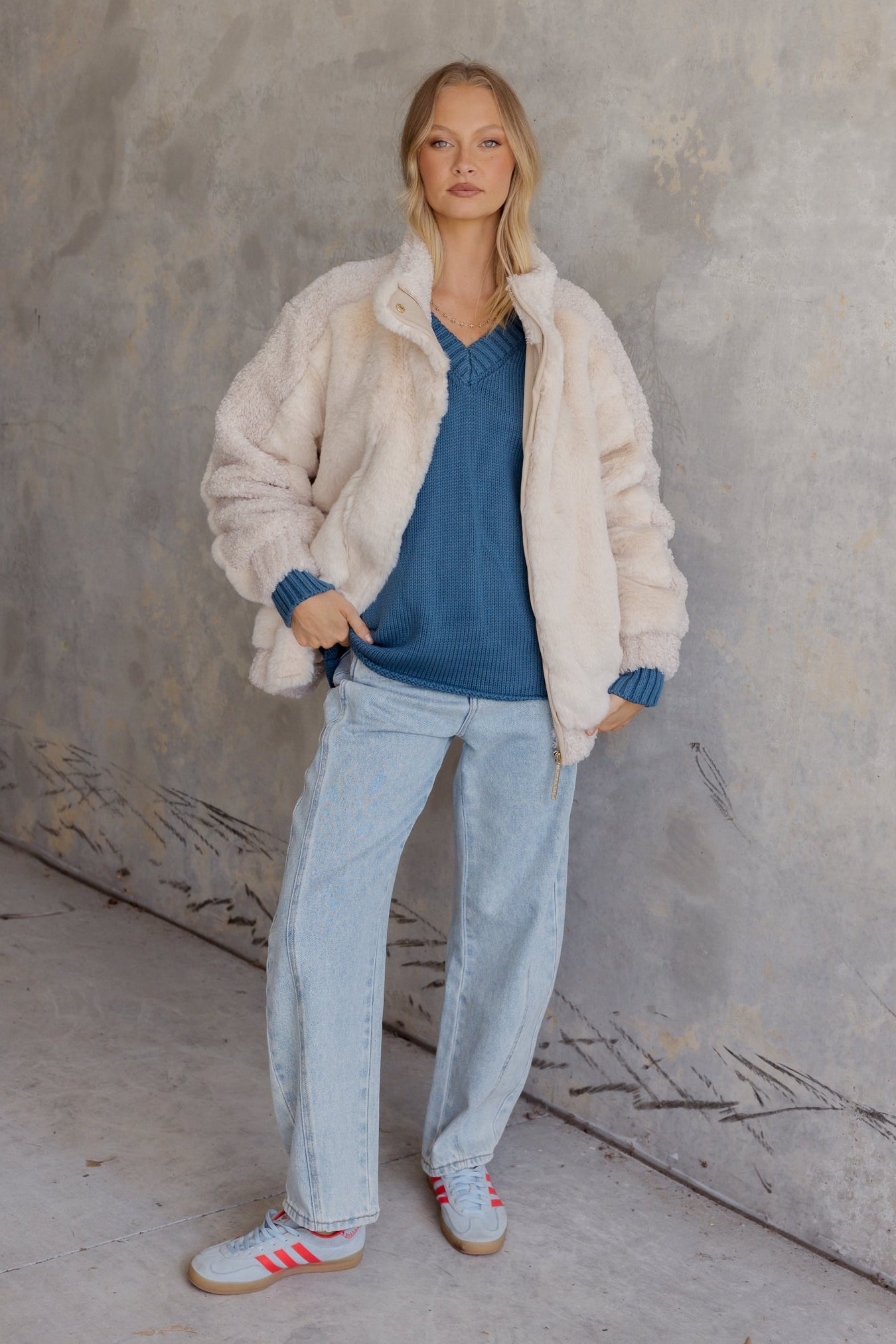 SOLACE Knit Jumper Teal
