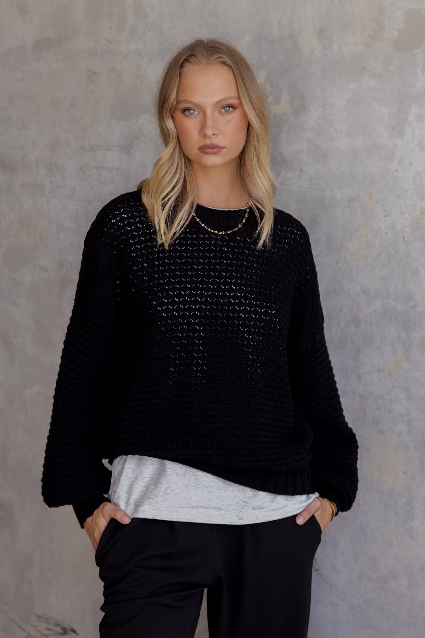 ZURI T-Shirt Grey Marle