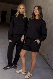 EMBY Long Sleeve Top Black