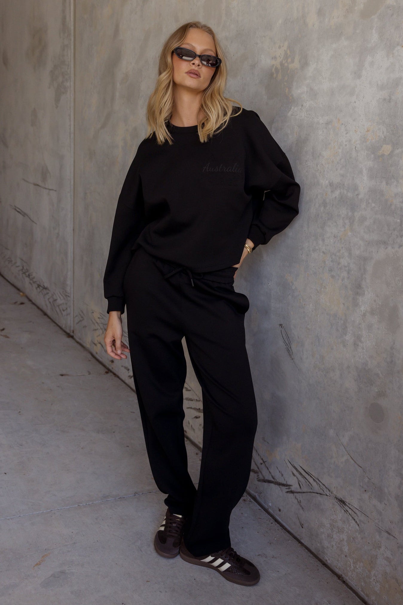 EMBY Long Sleeve Top Black
