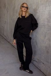 EMBY Long Sleeve Top Black
