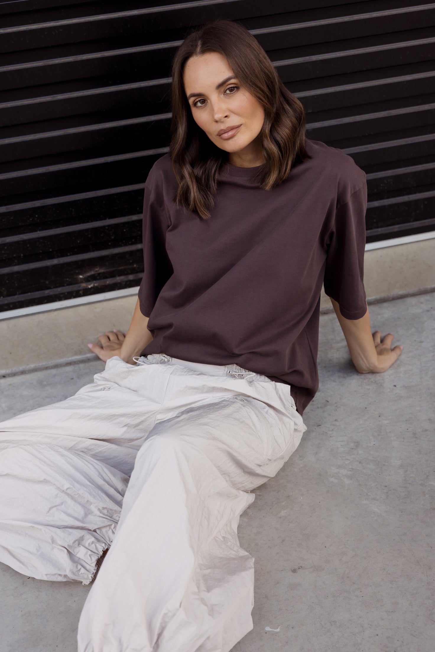 ZURI T-Shirt Dark Cocoa