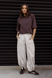 ZURI T-Shirt Dark Cocoa