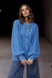 HAVEN Cardigan Blue