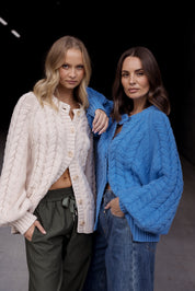 HAVEN Cardigan Blue