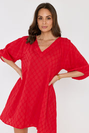 LUMA Mini Dress Red