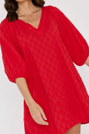 LUMA Mini Dress Red
