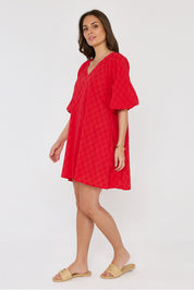 LUMA Mini Dress Red