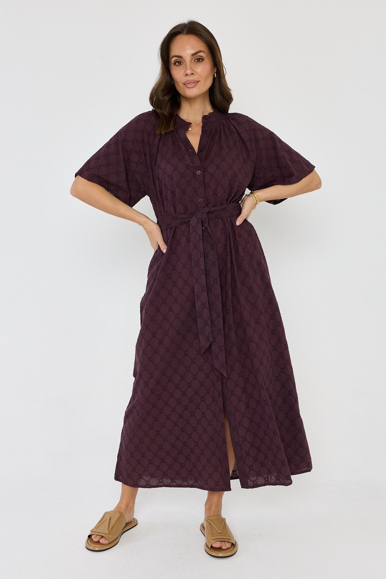 SOVA Maxi Dress Plum