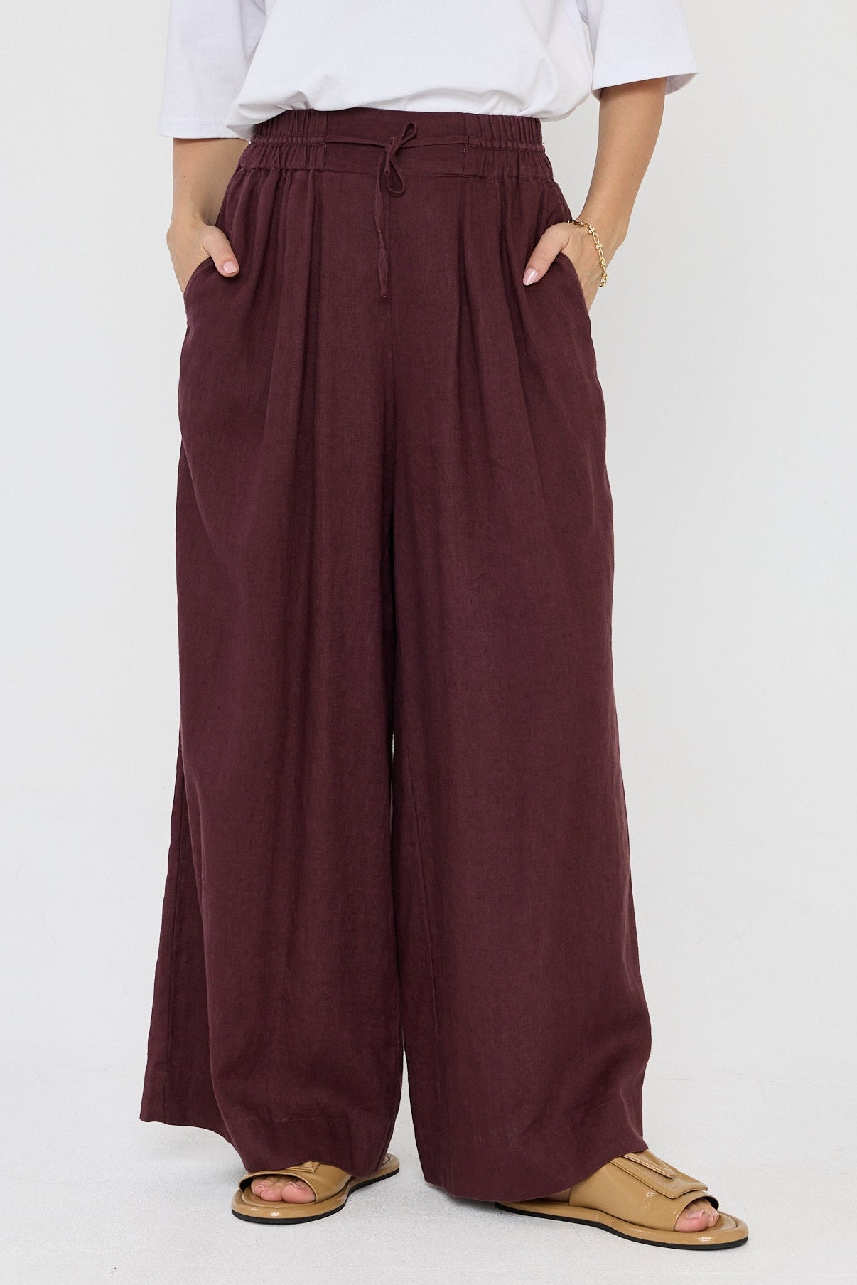 CIEL Pants Burgundy