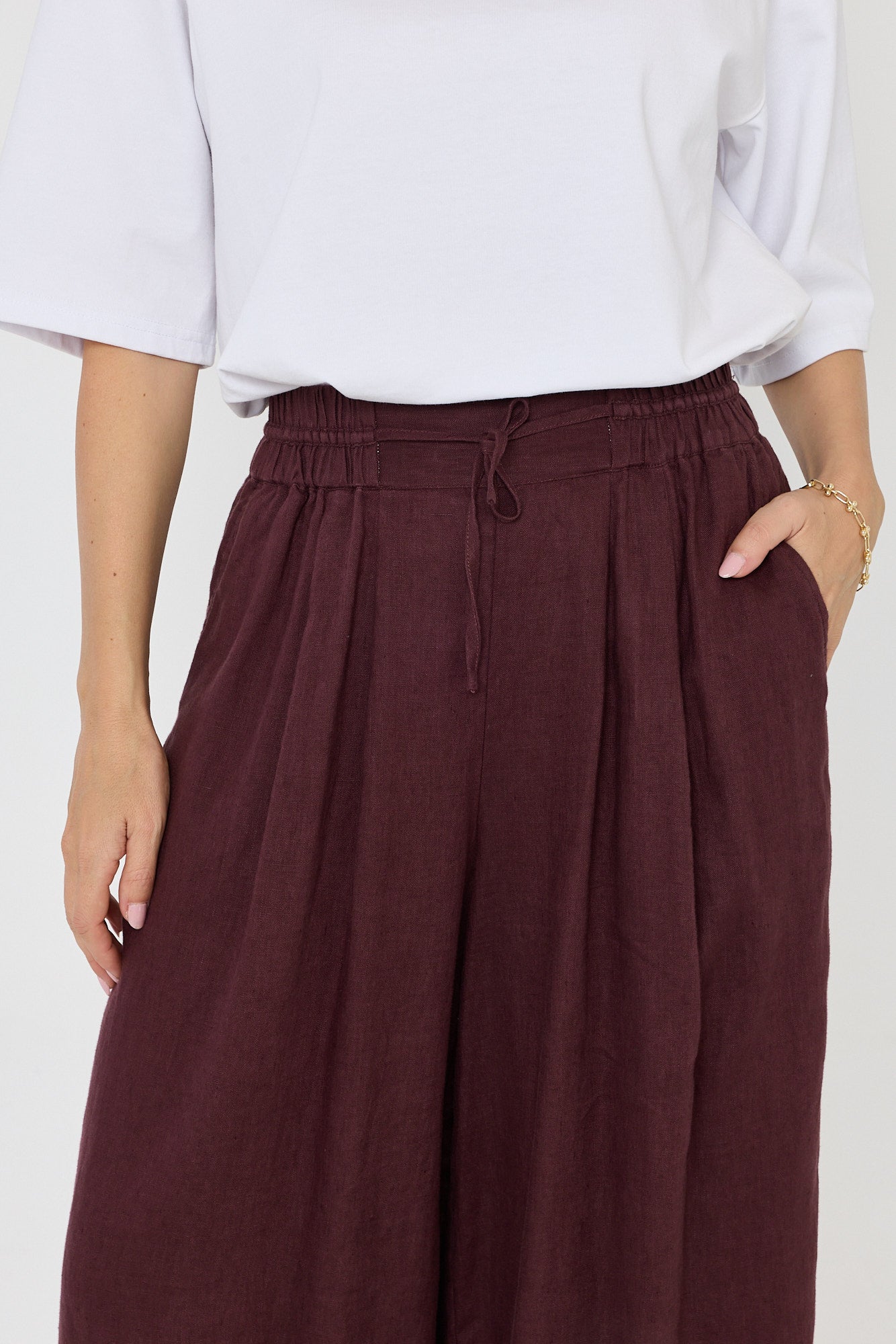 CIEL Pants Burgundy