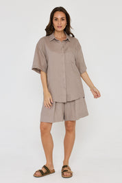 ADELE Shorts Taupe