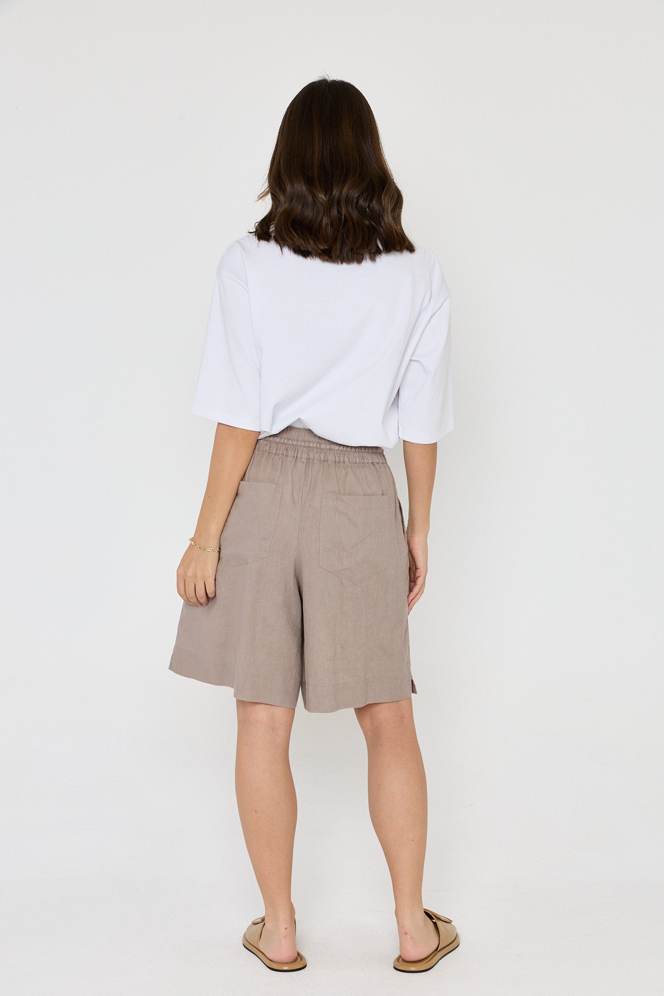 ADELE Shorts Taupe