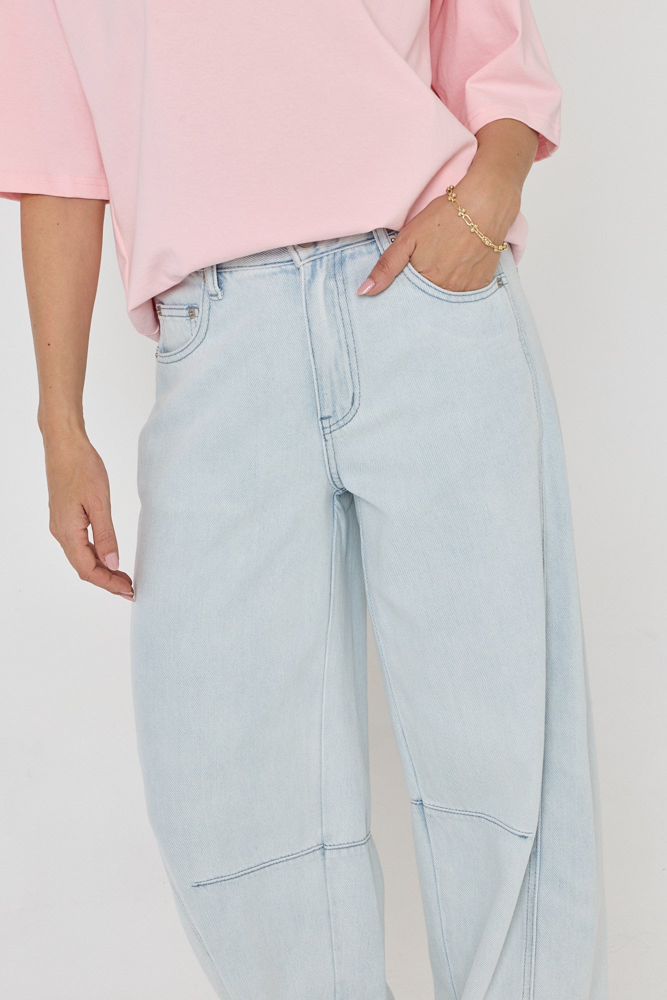 ALASKA Pants Light Blue Wash