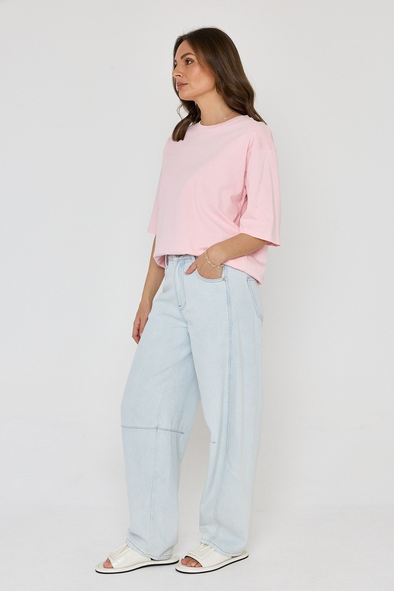 ALASKA Pants Light Blue Wash