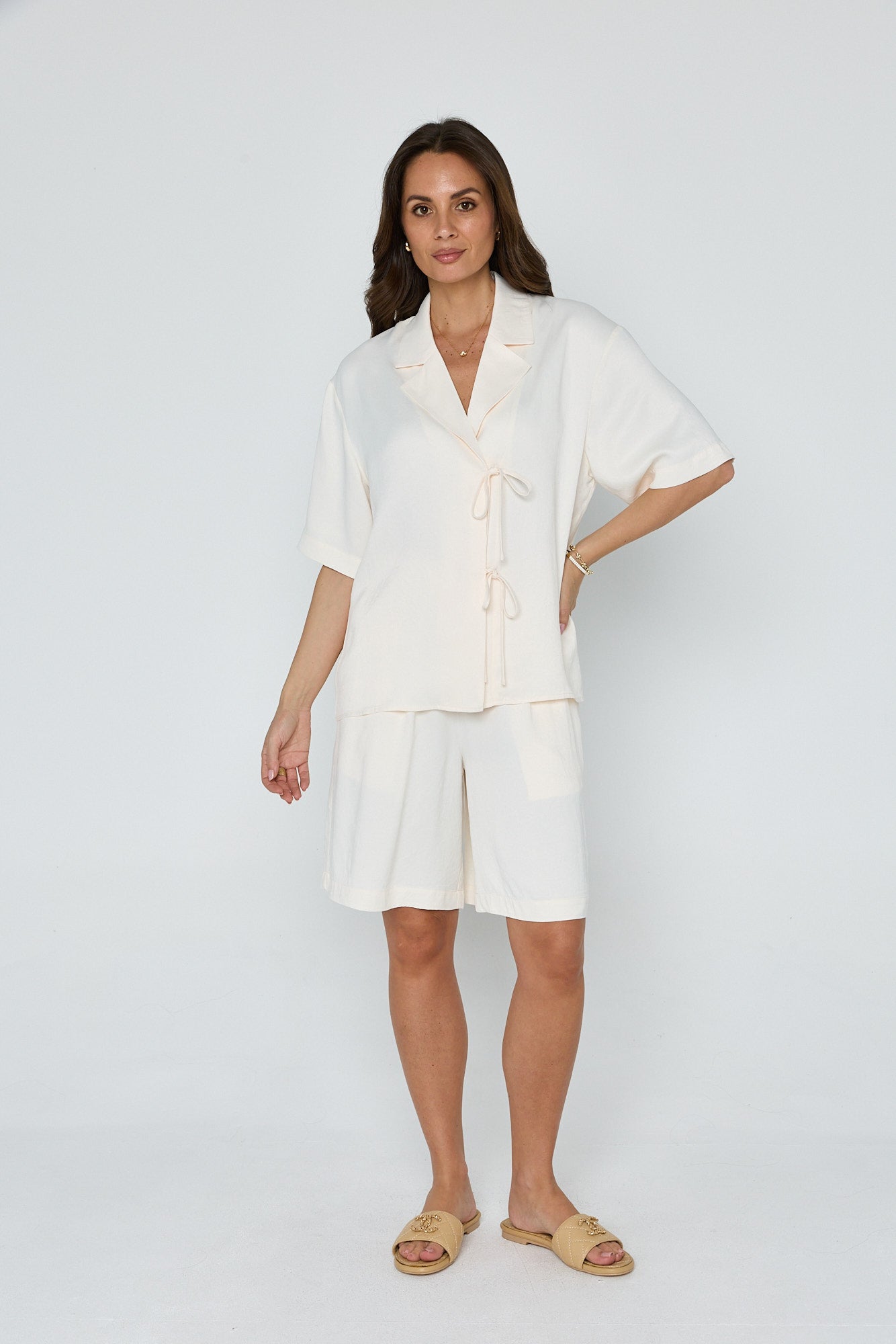 CALIN Shorts Cream