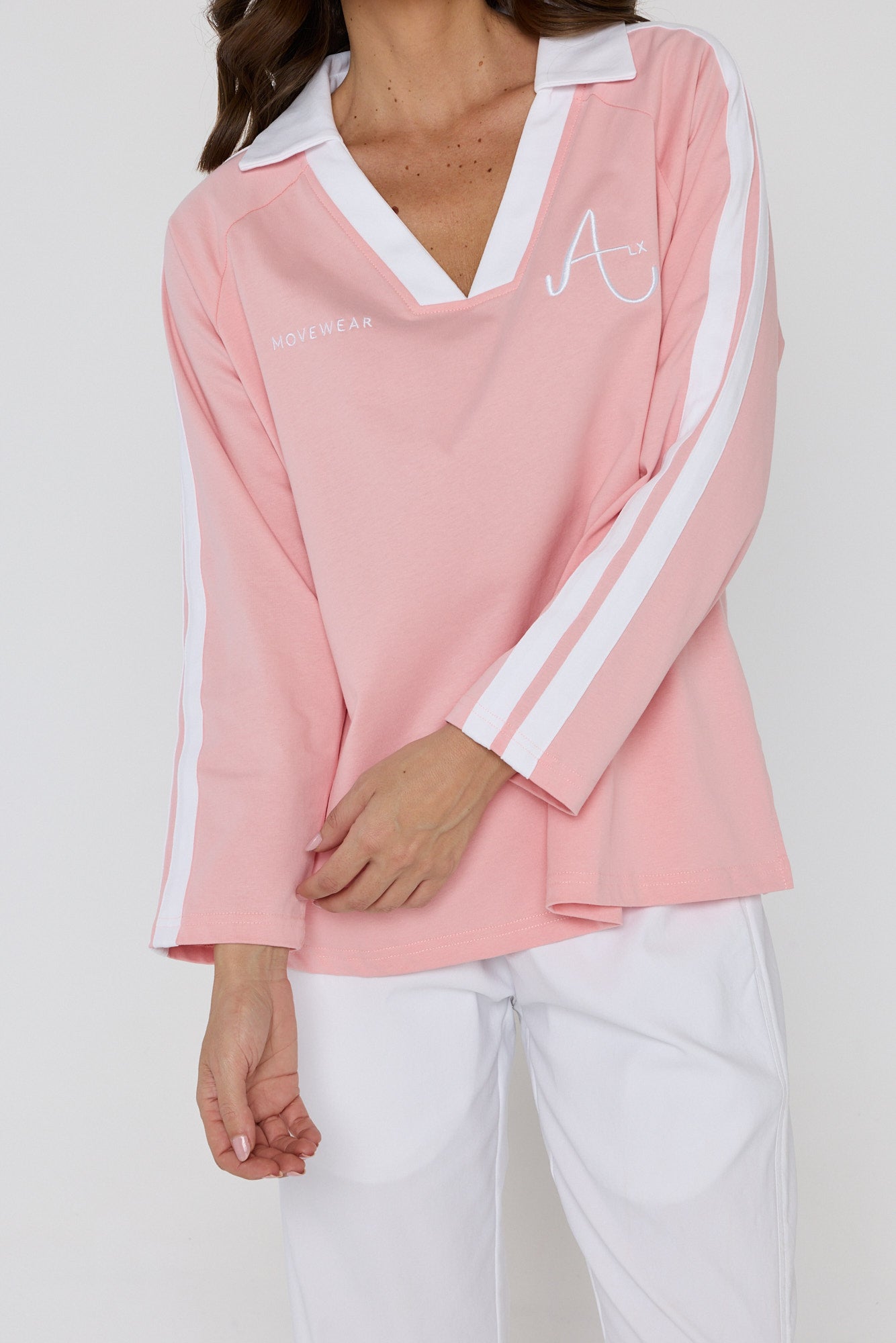 AMOUR T-Shirt Pink/White