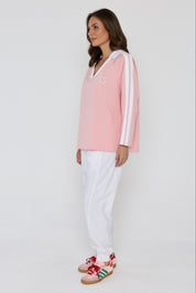 AMOUR T-Shirt Pink/White