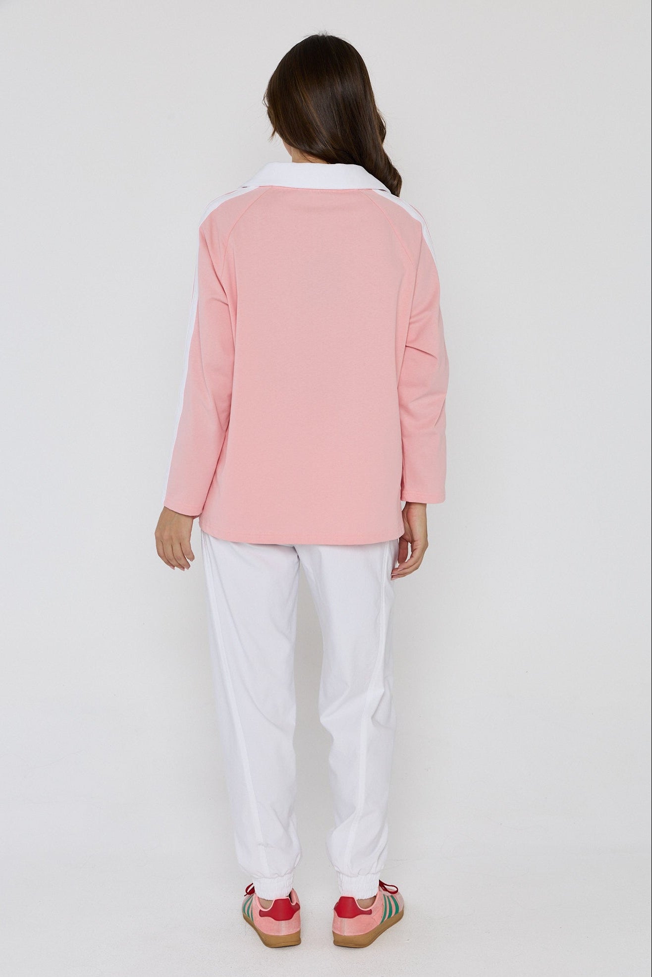 AMOUR T-Shirt Pink/White