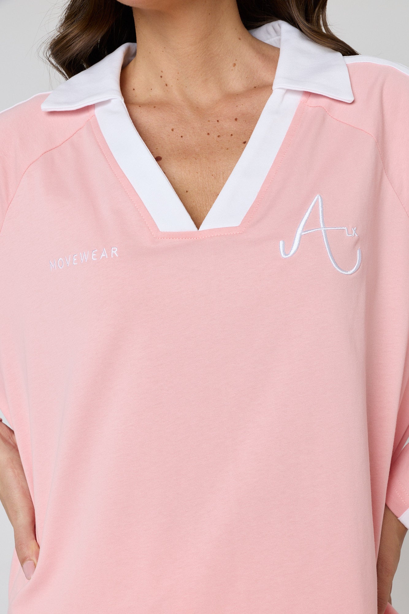 AMOUR T-Shirt Pink/White