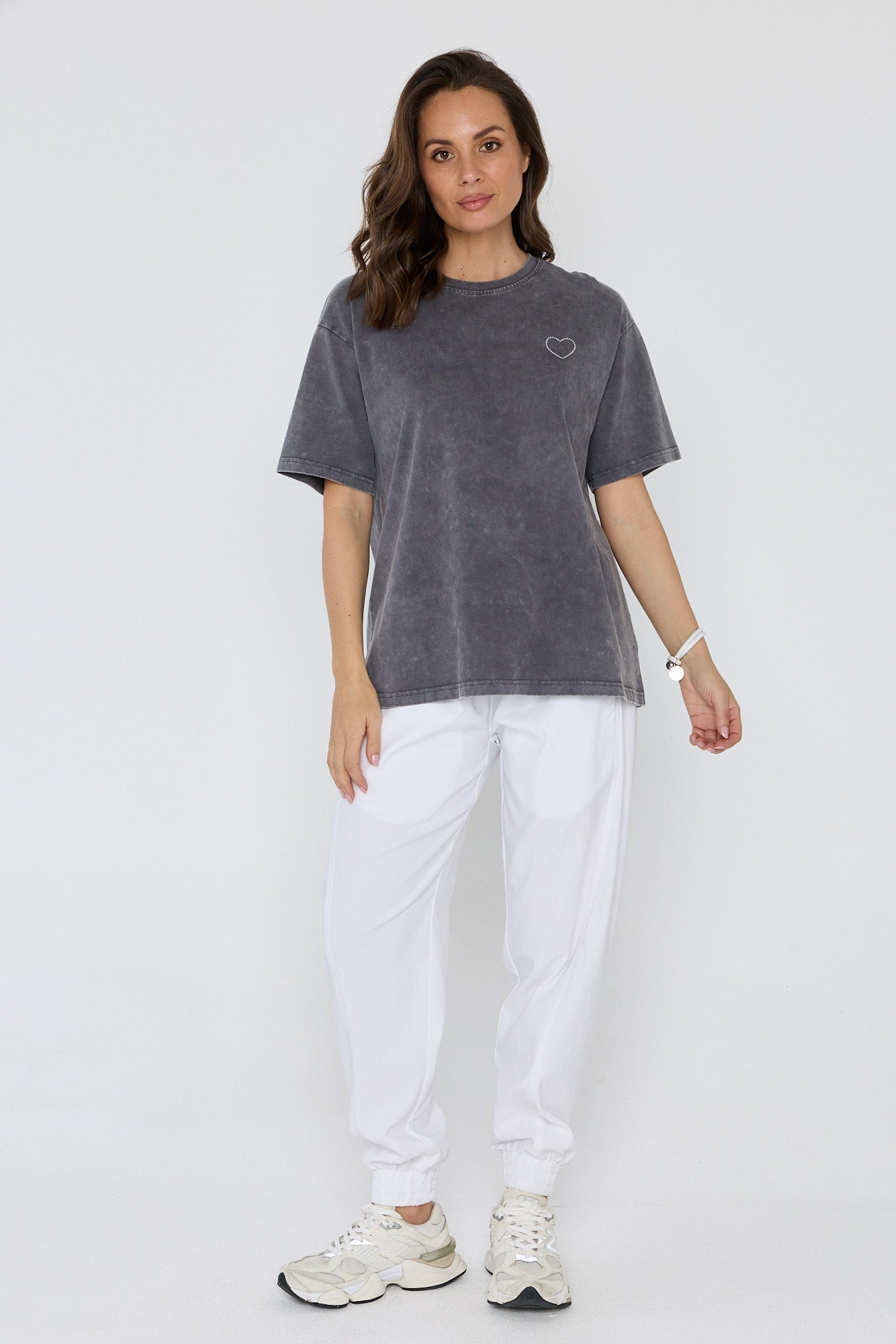 HEARTY T-Shirt Grey