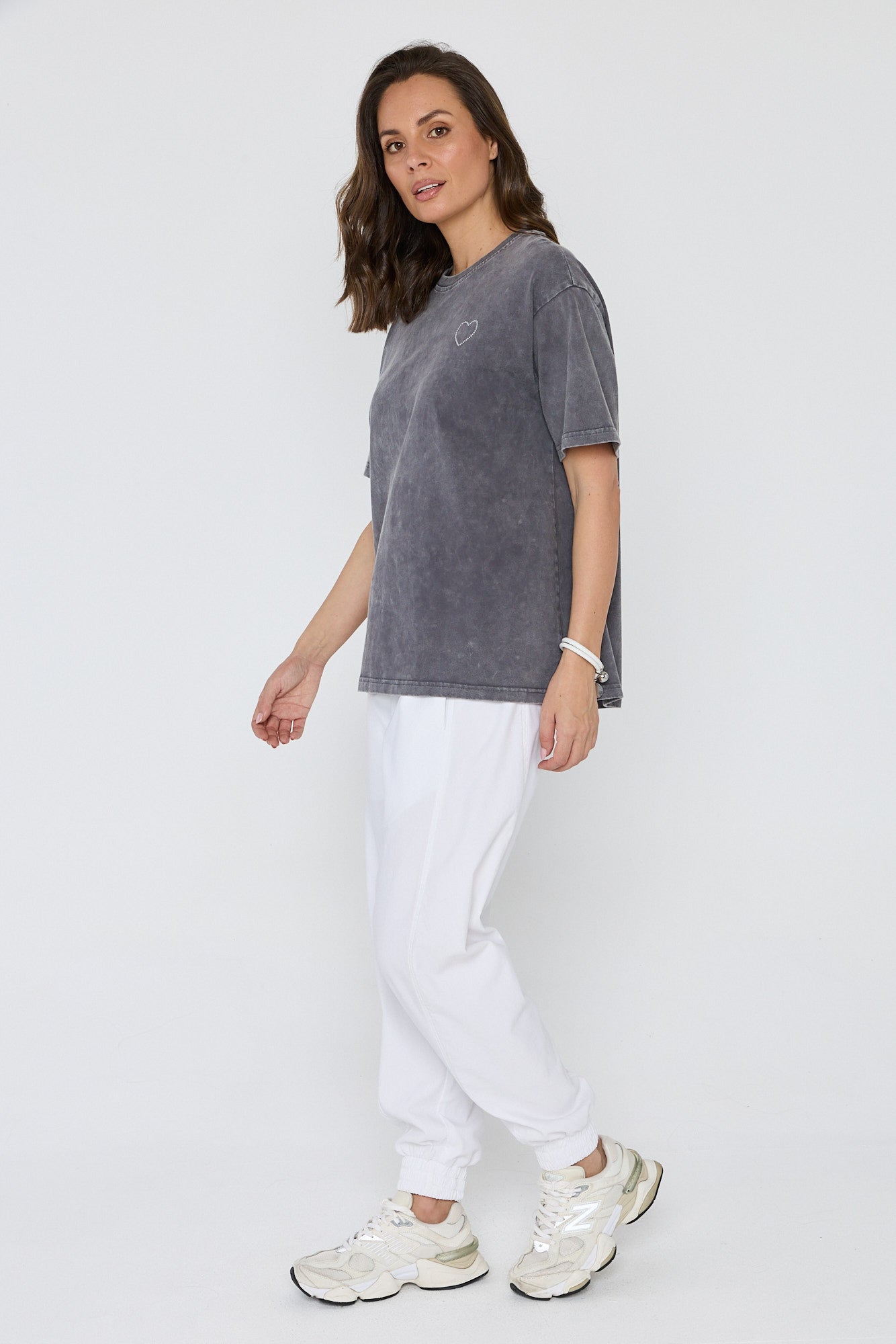 HEARTY T-Shirt Grey