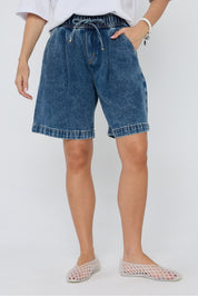 MIKI Shorts Blue Wash
