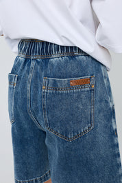 MIKI Shorts Blue Wash