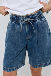 MIKI Shorts Blue Wash