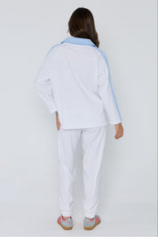 AMOUR T-Shirt White/Blue
