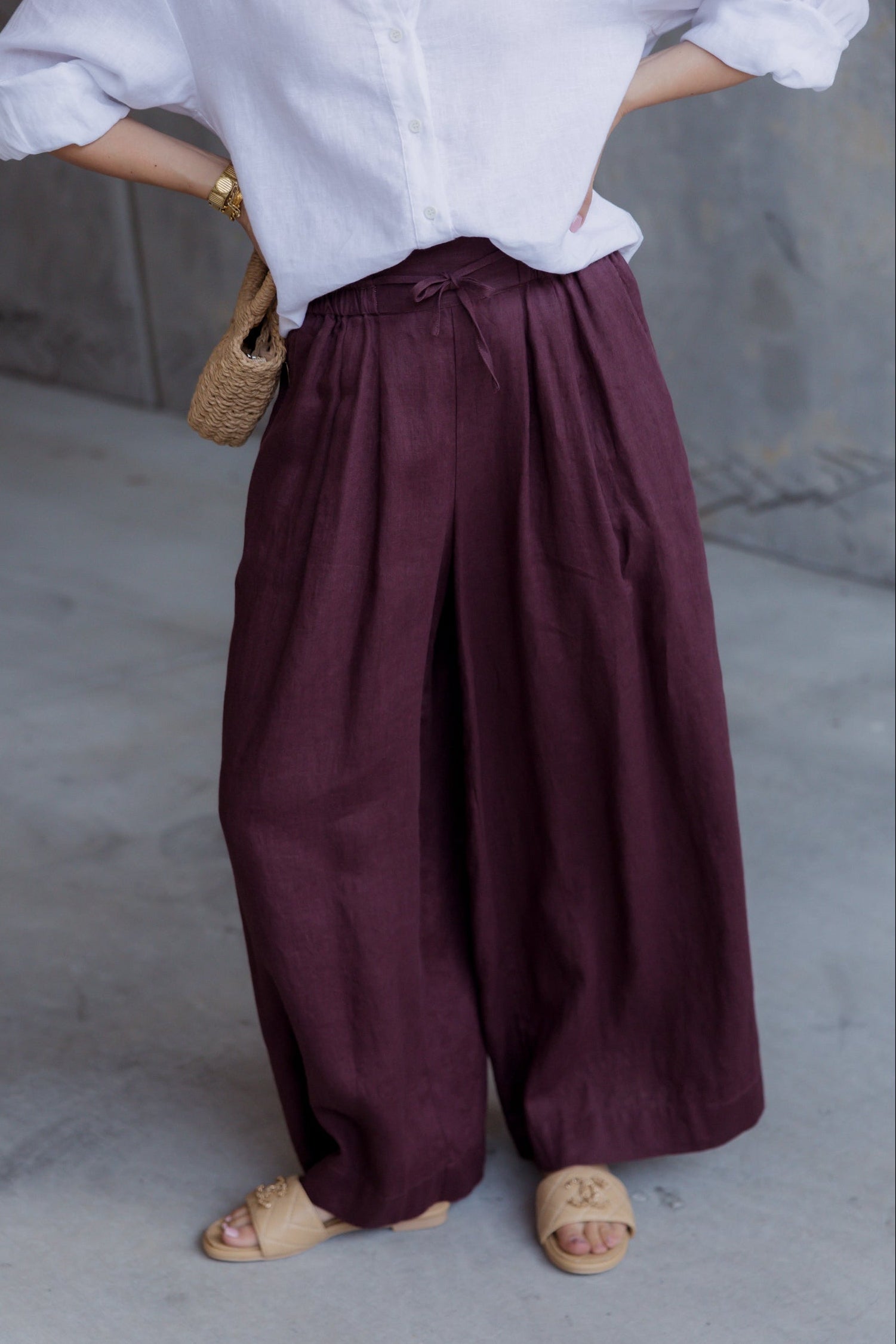 CIEL Pants Burgundy