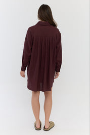 KASTA Mini Dress Burgundy