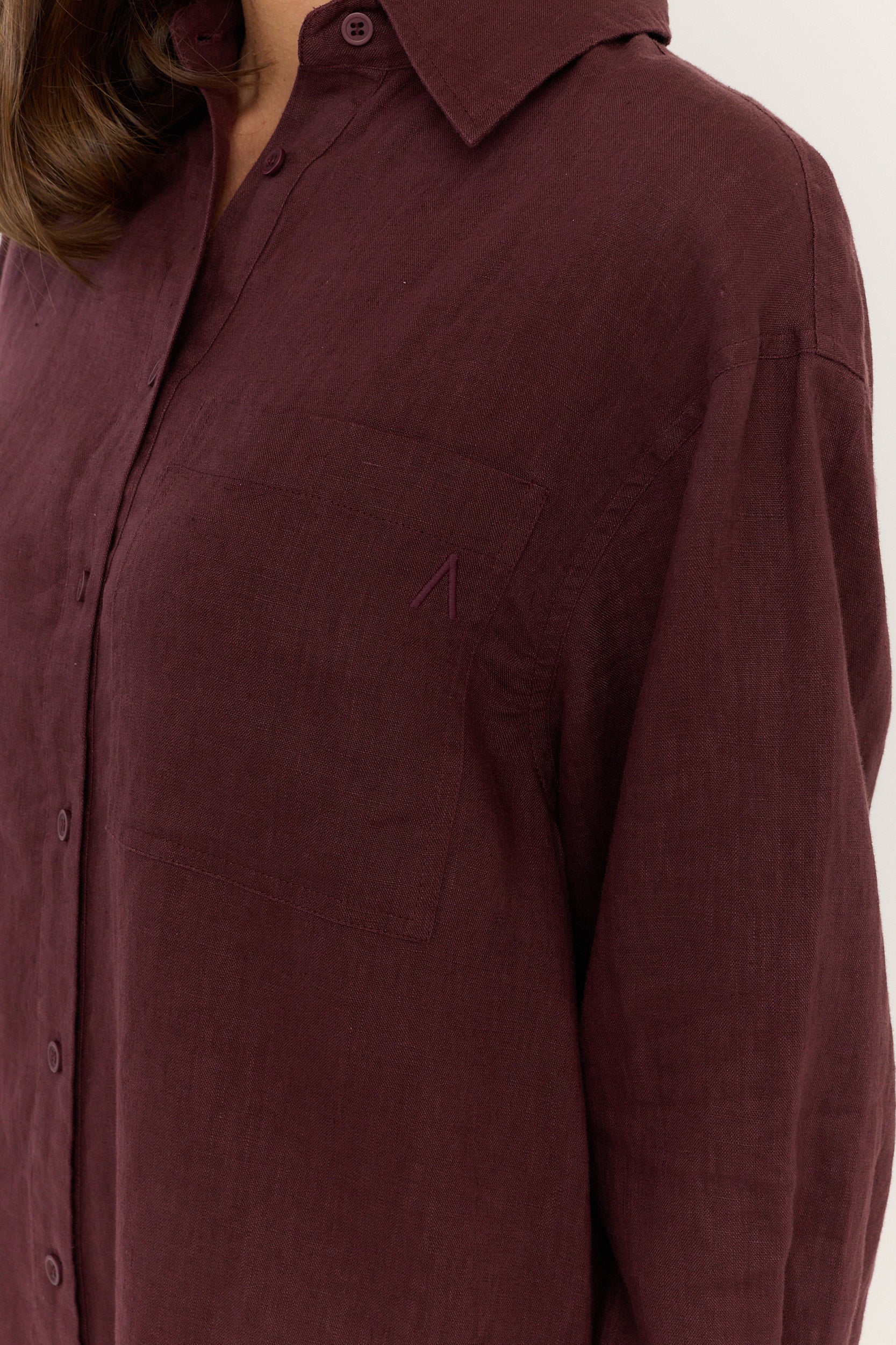 KASTA Mini Dress Burgundy