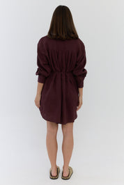 KASTA Mini Dress Burgundy
